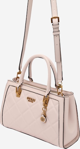 Borsa a mano 'ABEY' di GUESS in rosa: frontale