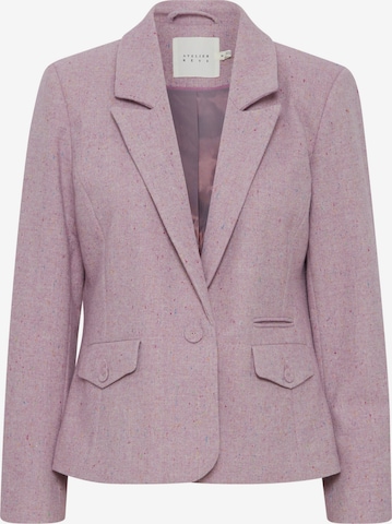 Atelier Rêve Blazer 'Irzoey' in Pink: front