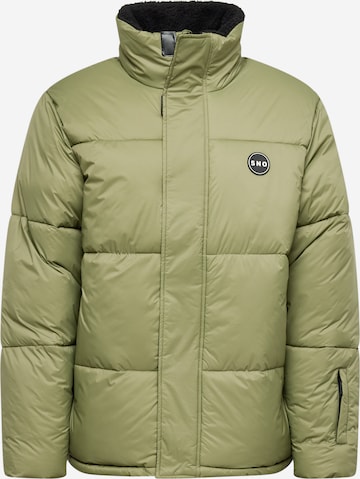 žalia TOPMAN Žieminė striukė: priekis