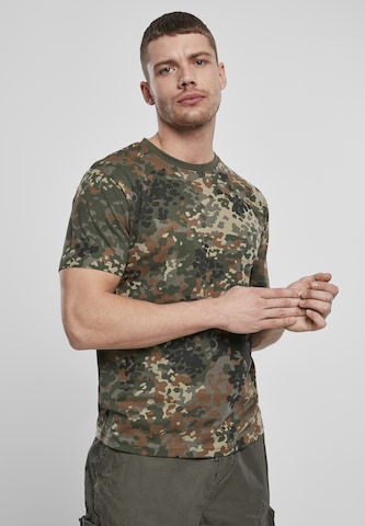 Tricou de la Brandit pe verde: față