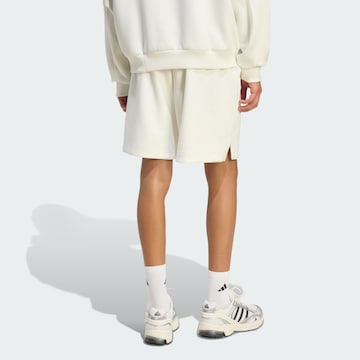 ADIDAS SPORTSWEAR Voľný strih Športové nohavice 'Lux' - Biela