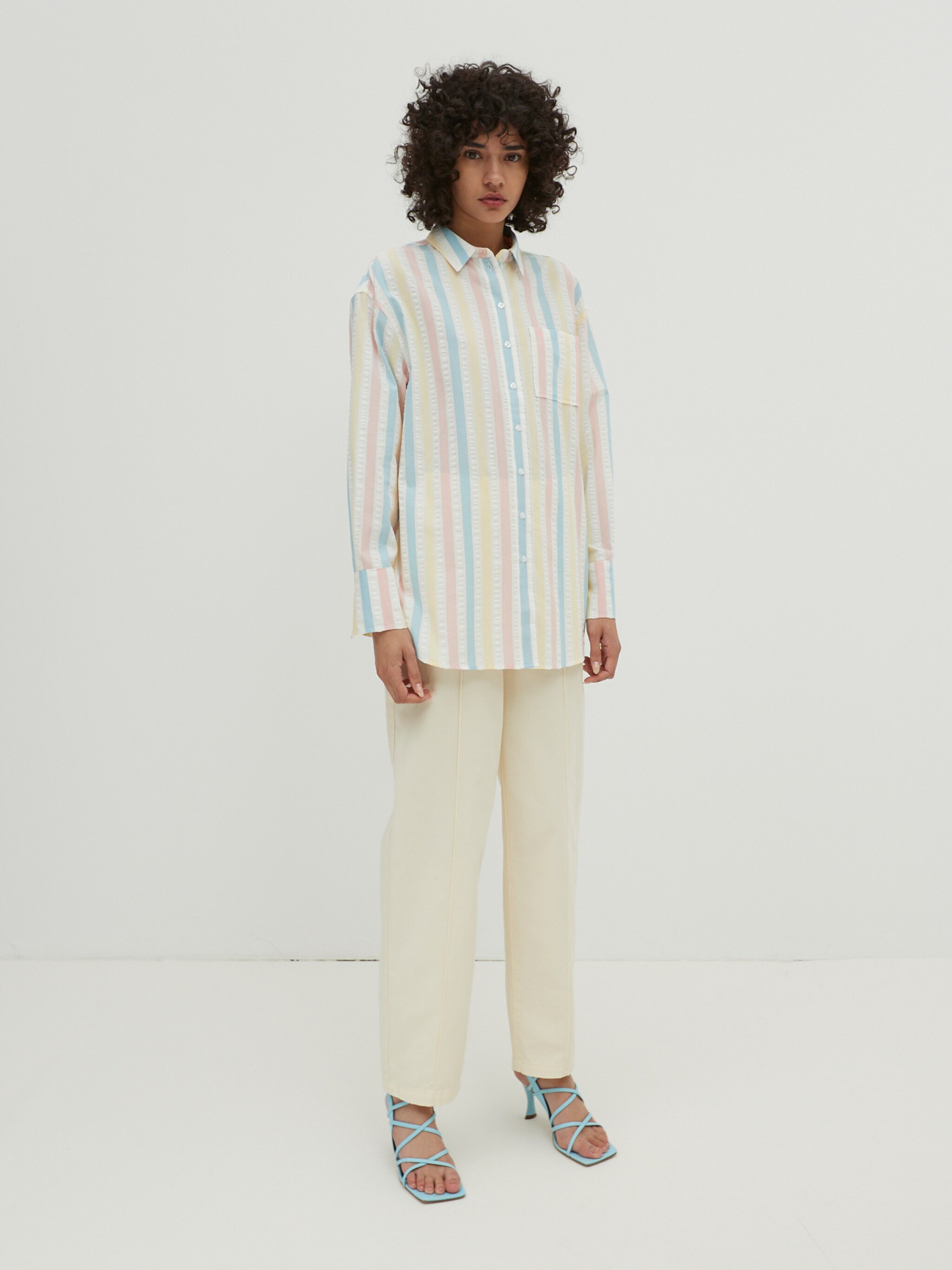 EDITED Produkte Bluse 'Gianna' hellblau