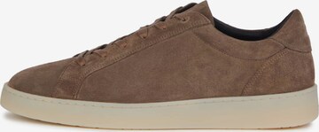 Boggi Milano Sneakers laag in Bruin: voorkant