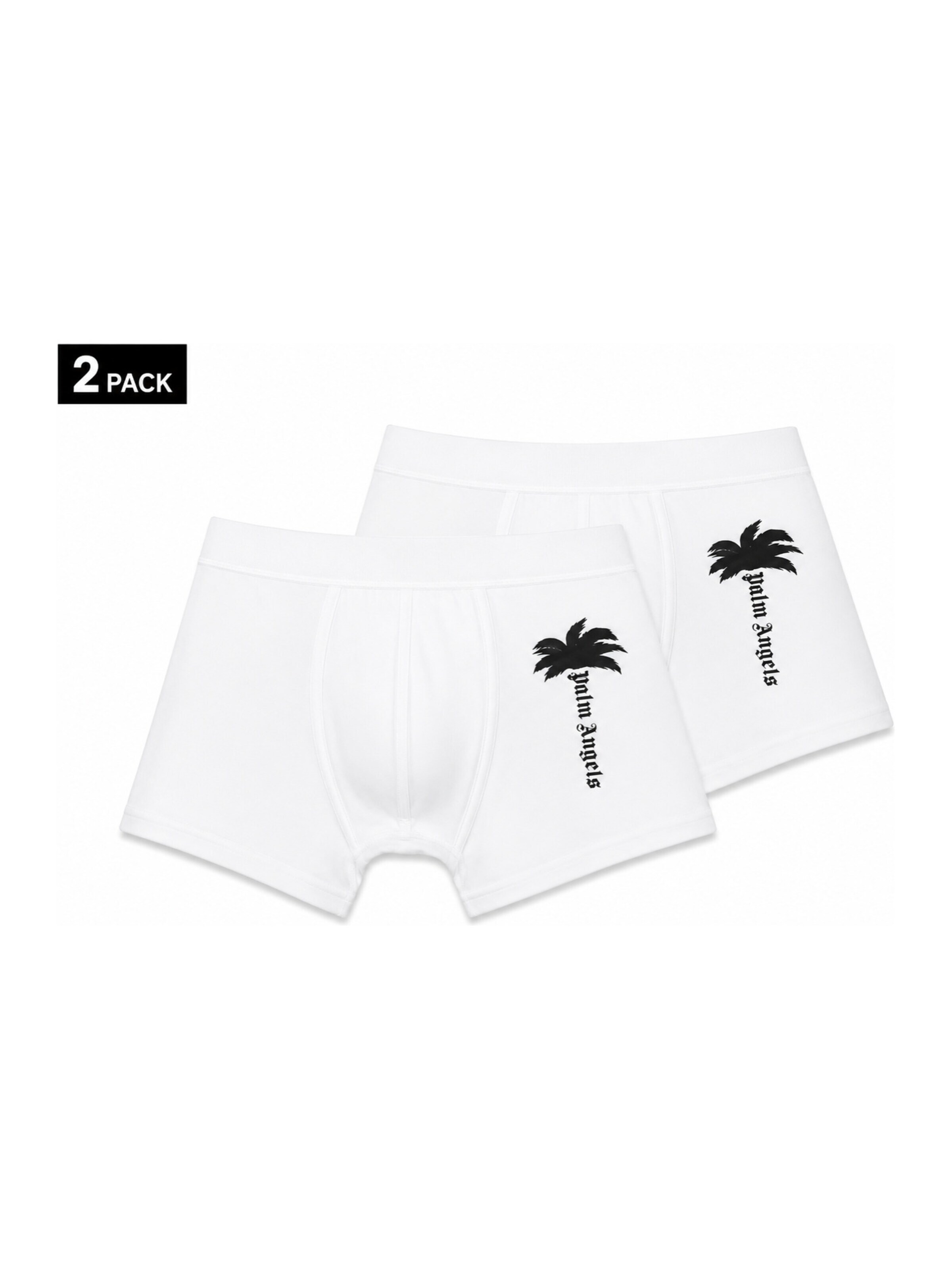 Boxer di Palm Angels in bianco: frontale