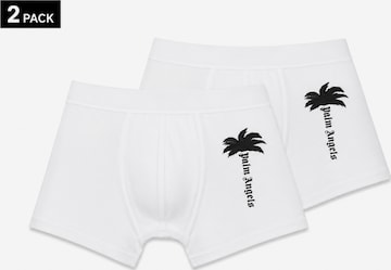 Boxer di Palm Angels in bianco: frontale