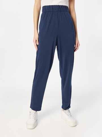 NÜMPH Tapered Broek 'LEANNE' in Blauw: voorkant