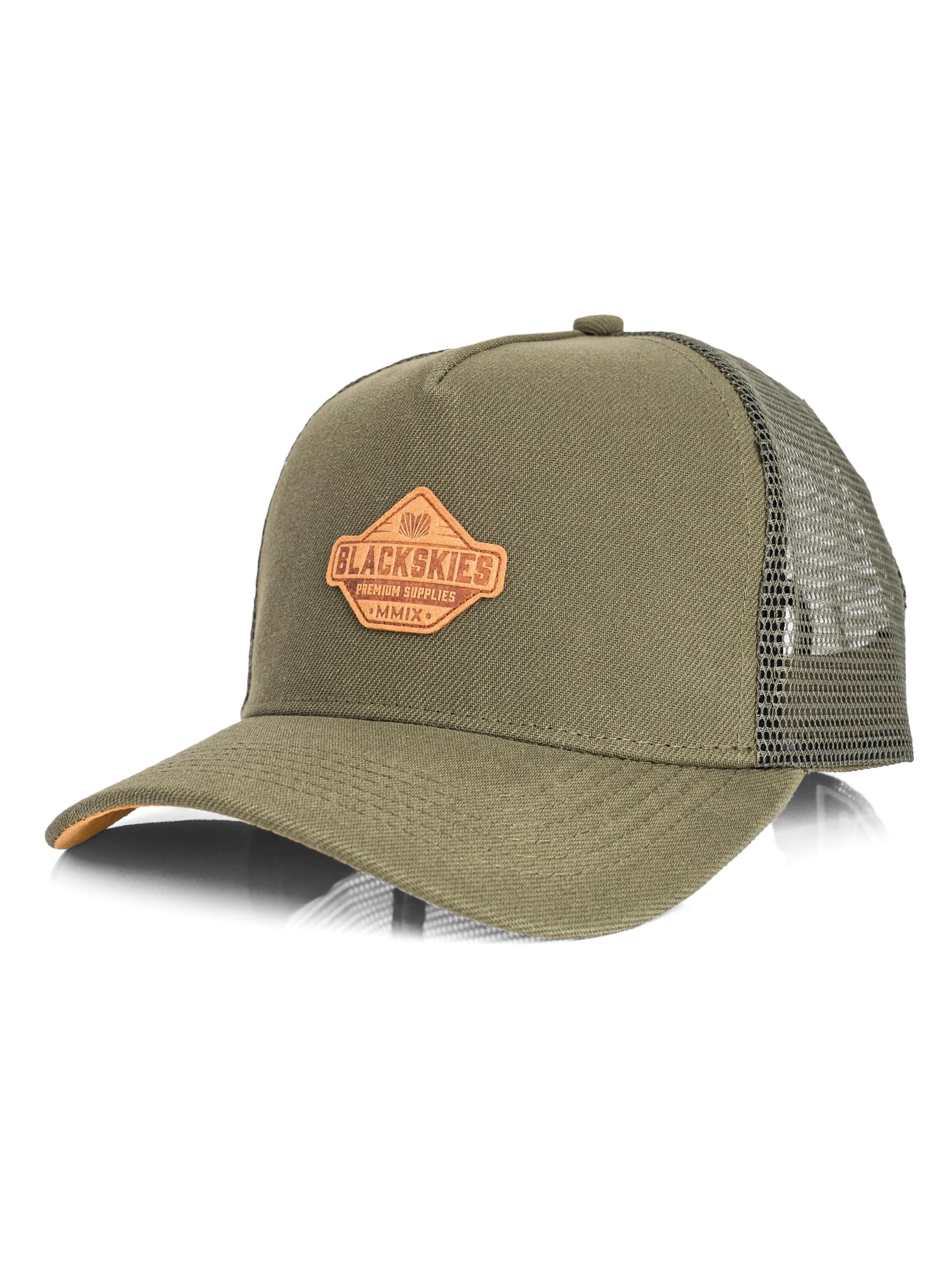 Blackskies Cap 'Essentials' in Green: front