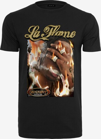 MT Men Shirt 'La Flame' in Zwart: voorkant