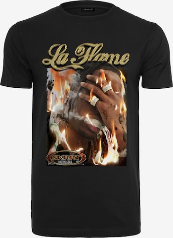 MT Men Shirt 'La Flame' in Zwart: voorkant