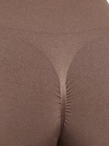 Smilodox Slim fit Leggings in Brown