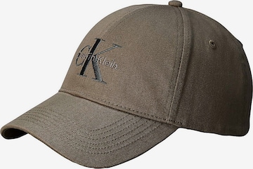 Calvin Klein Cap in Brown: front