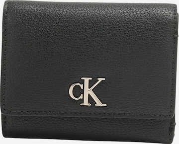 Calvin Klein Jeans Wallet in Black: front