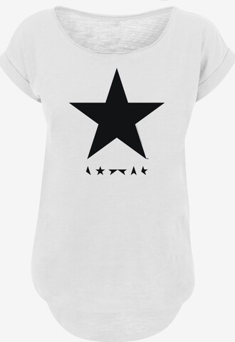 F4NT4STIC Shirt 'David Bowie' in Wit: voorkant