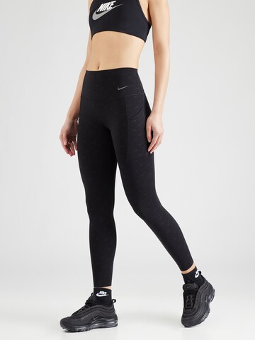 NIKE Regular Sportbroek 'UNIVERSA' in Zwart: voorkant