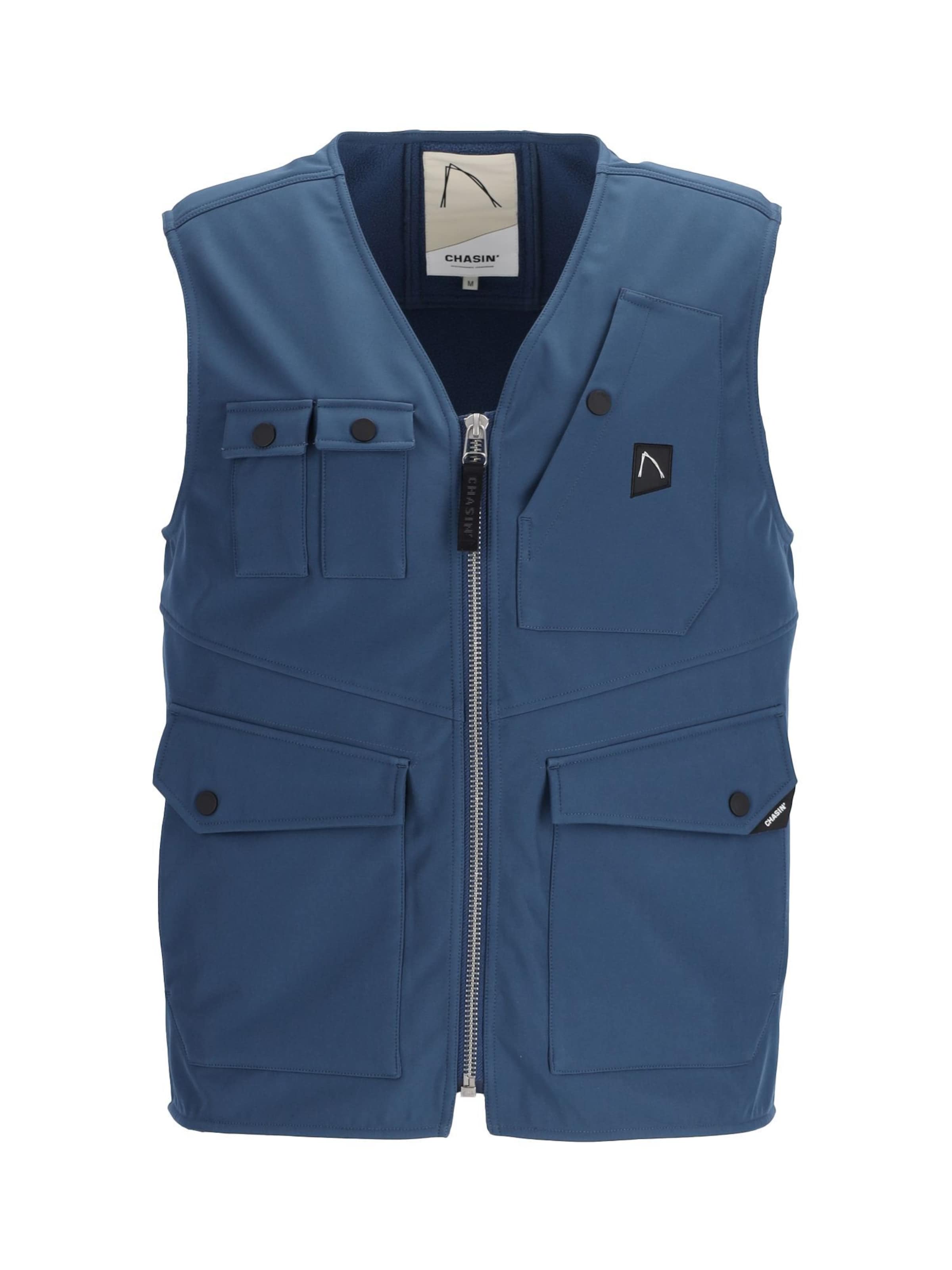 Veste mi-saison 'Bound Softshell' CHASIN' en bleu : devant