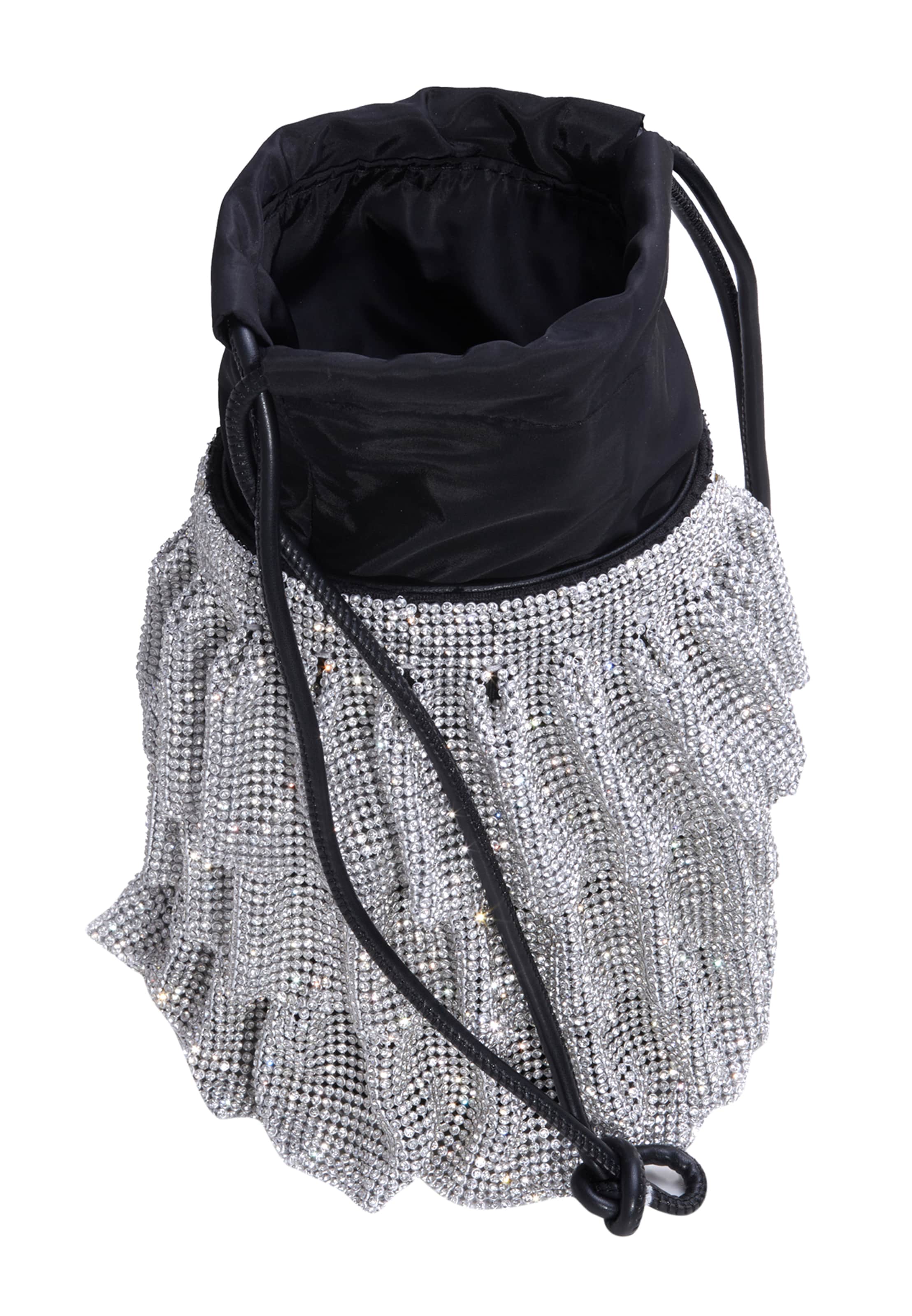 faina Pussukkalaukku värissä hopea