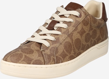 COACH Sneakers in Brown: front