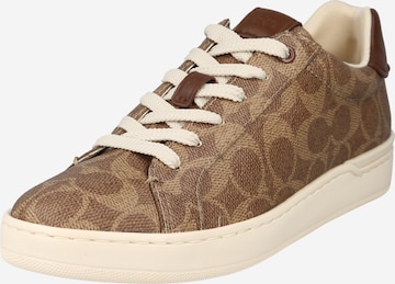 Sneaker bassa di COACH in marrone: frontale