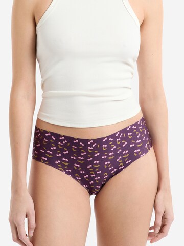 ETAM Boyshorts in Purple: front