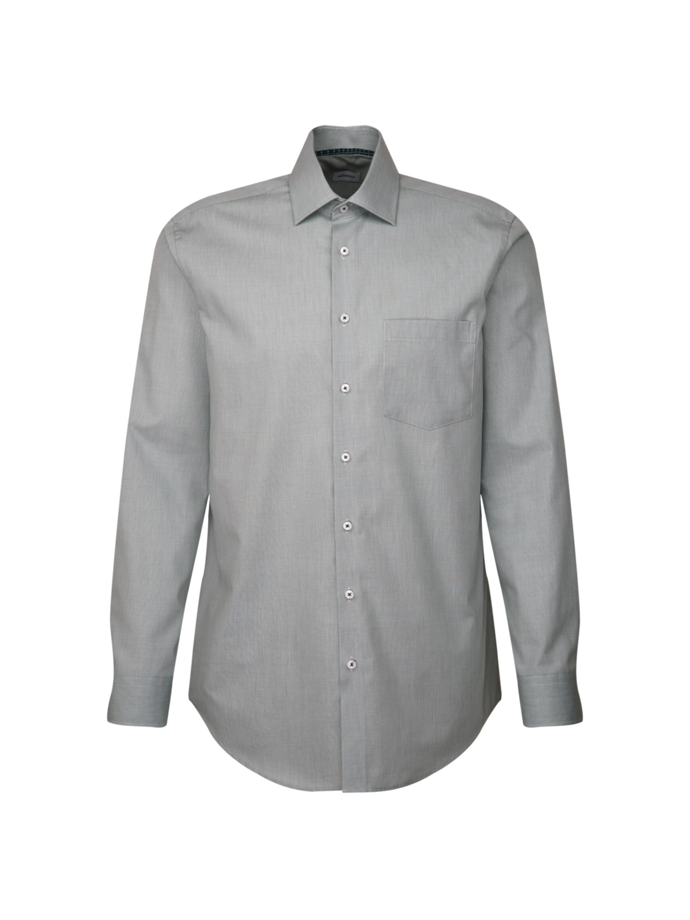 Regular fit Camicia business di SEIDENSTICKER in verde: frontale