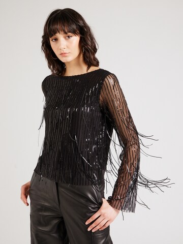 Noisy may Shirt 'NMSTARLET' in Zwart: voorkant