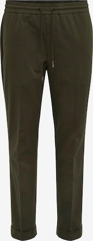 Bertoni Tapered Broek 'Julian' in Groen: voorkant