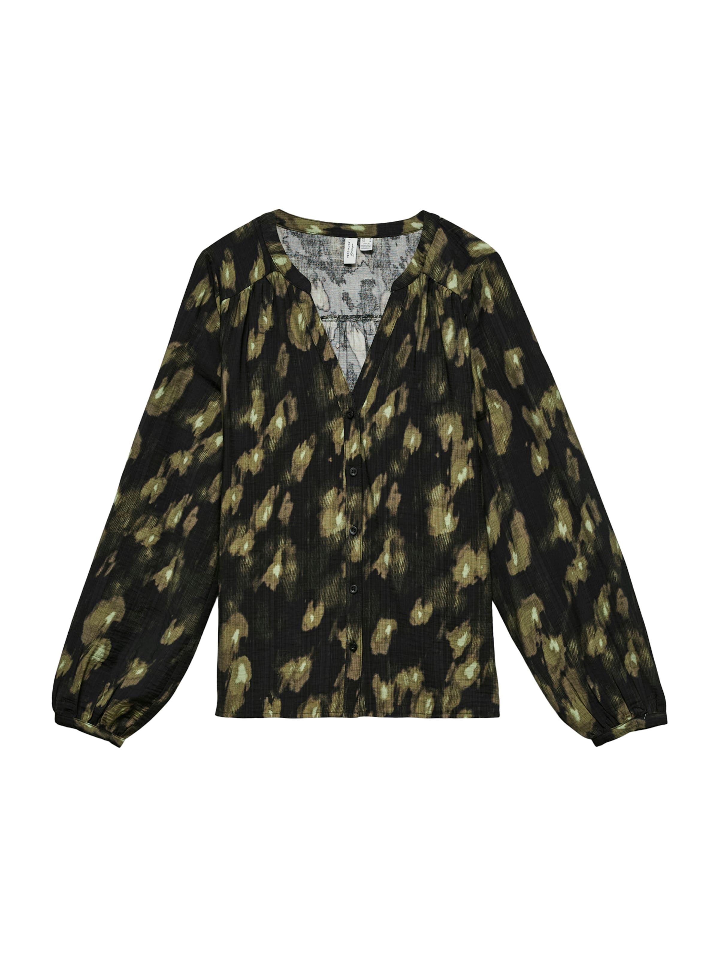 Vero Moda Curve Blouse 'VMCLanini' in Black: front