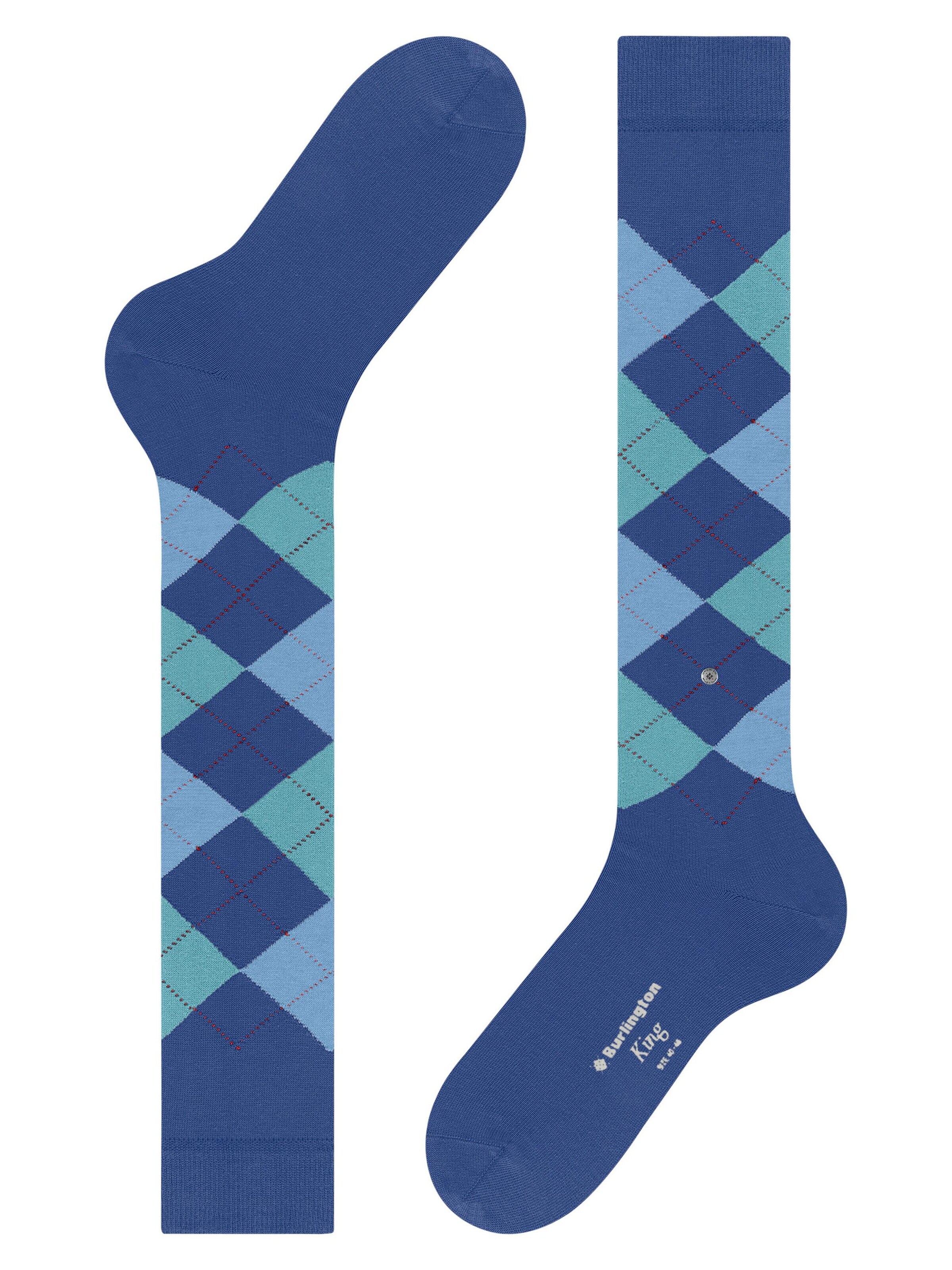 BURLINGTON Kniestrümpfe 'King'‌‌ in Blau
