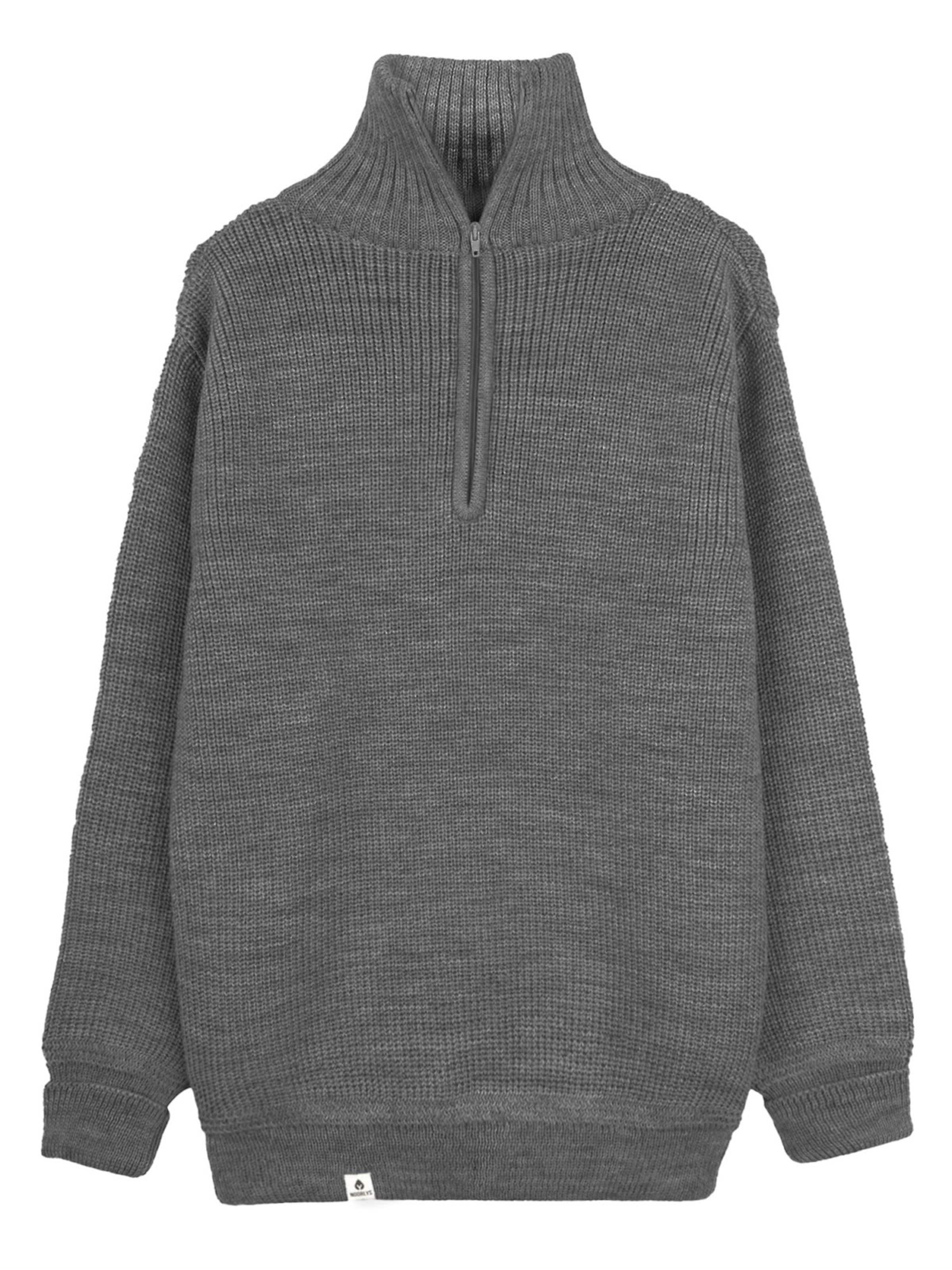 NOORLYS Sweater 'OSKAR' in Grey: front