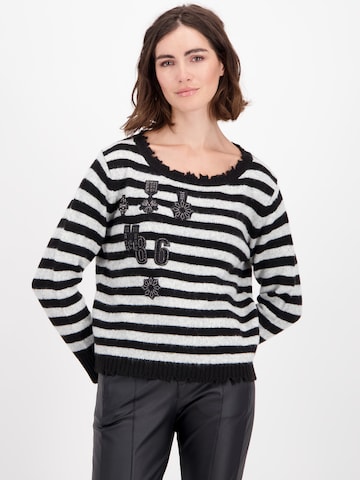 Pull-over monari en noir : devant