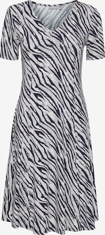 Fransa Kleid mit Allover Print in Grau: predná strana