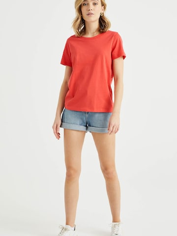 WE Fashion Tričko – červená