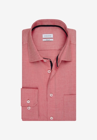 SEIDENSTICKER Regular fit Button Up Shirt in Red