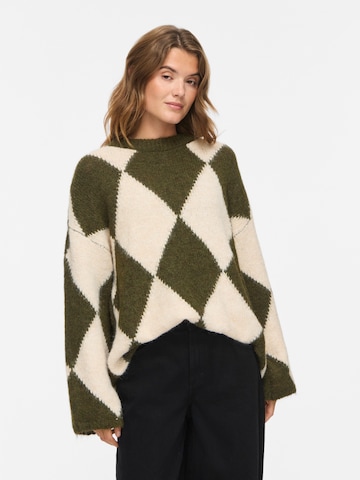 Pull-over oversize 'NMSUTTON' Noisy may en vert : devant