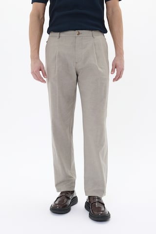 Matinique Regular Broek 'Hart' in Beige: voorkant