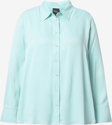 Chemisier Ulla Popken en bleu : devant