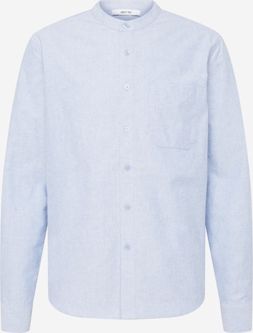 ABOUT YOU Button Up Shirt 'Liam' in Blue: front