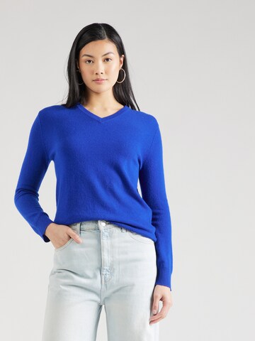 Pure Cashmere NYC Sweater in Blue: front