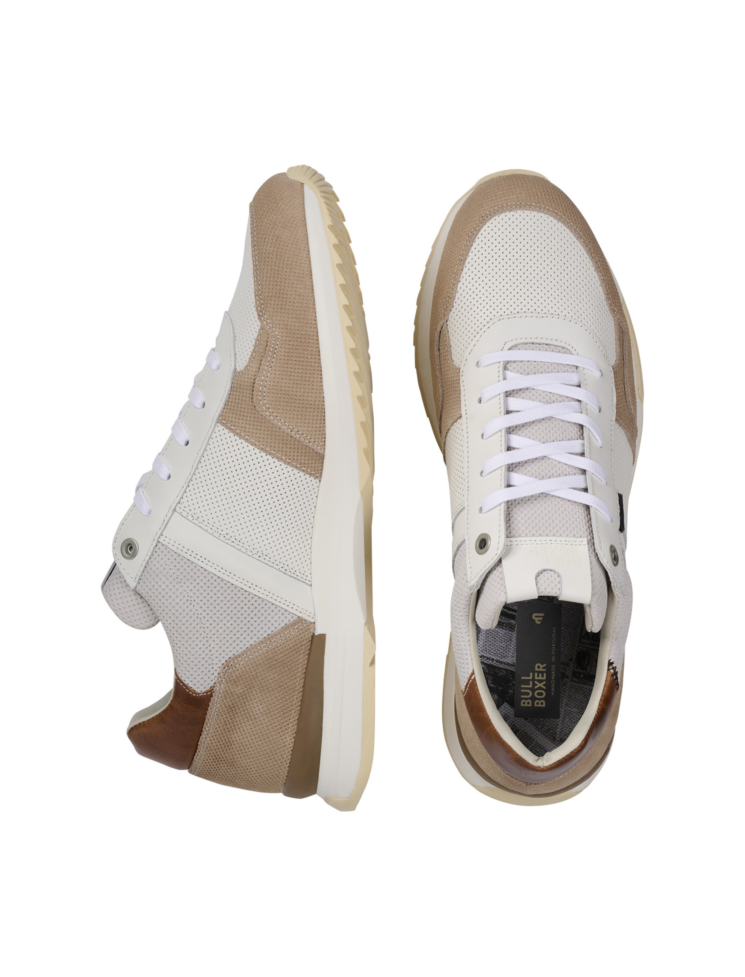 Baskets basses 'Ralph Runner' BULLBOXER en blanc