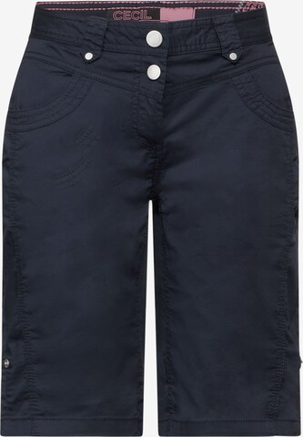CECIL Regular Shorts in Blau: predná strana