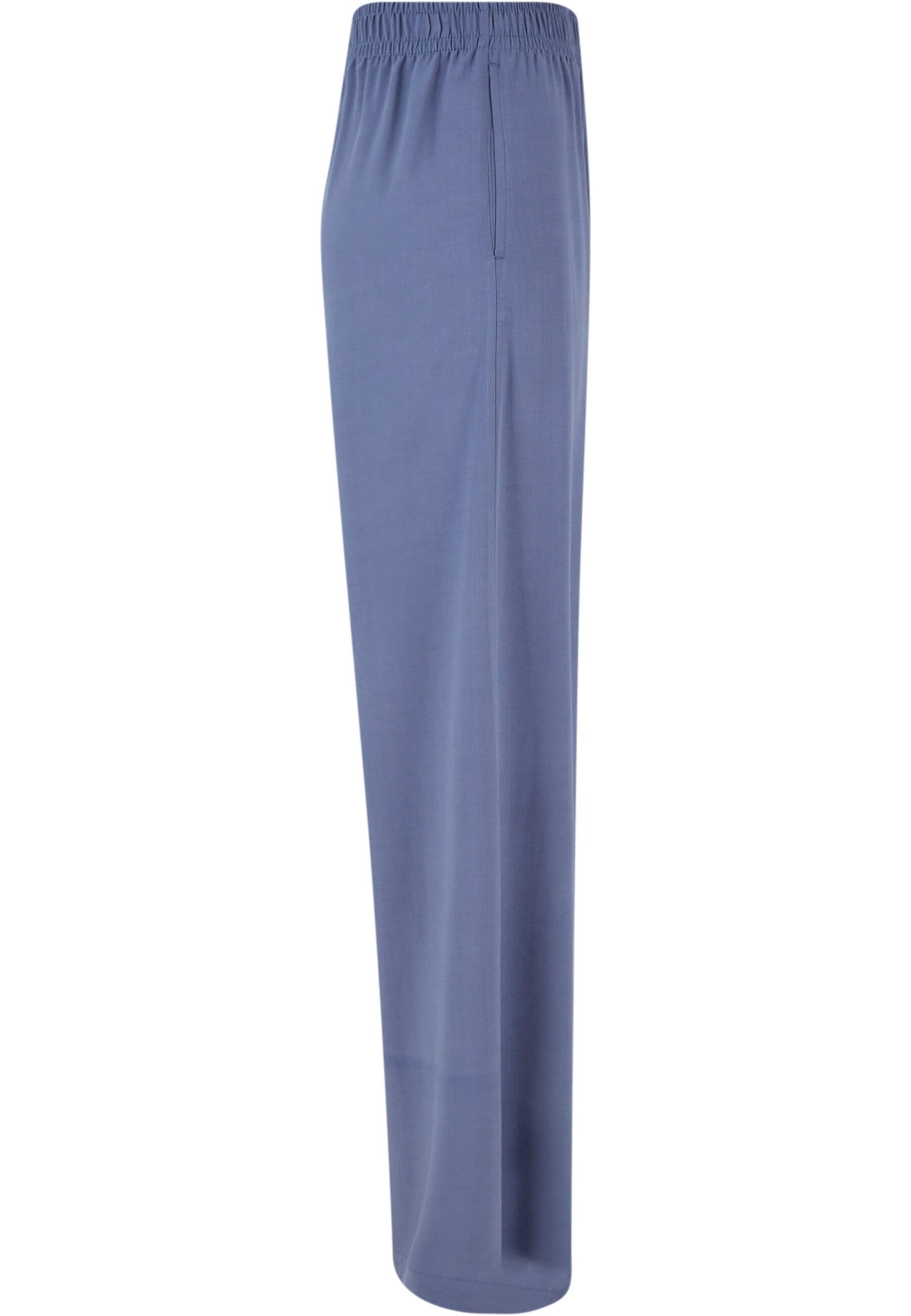 Urban Classics Široke hlačnice Hlače | modra barva