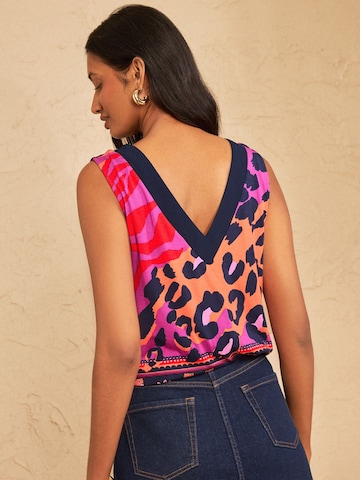 Haut love & roses en violet