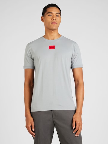 T-Shirt 'Diragolino212' HUGO en gris : devant