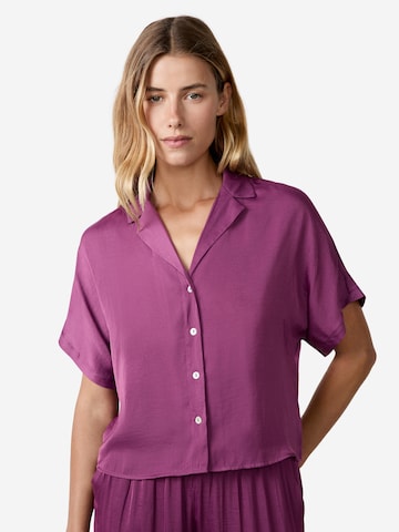 ETAM Schlafshirt in Lila: Vorderseite