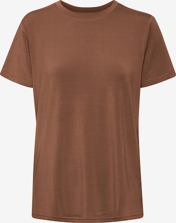 SAINT TROPEZ - Camiseta 'Adelia' en marrón: frente