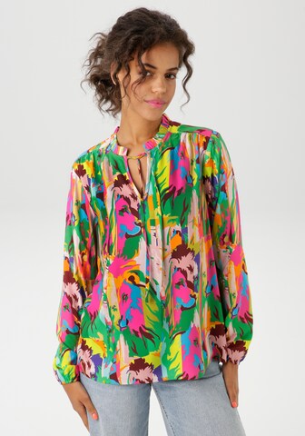 Aniston CASUAL Bluse in Mischfarben: Vorderseite