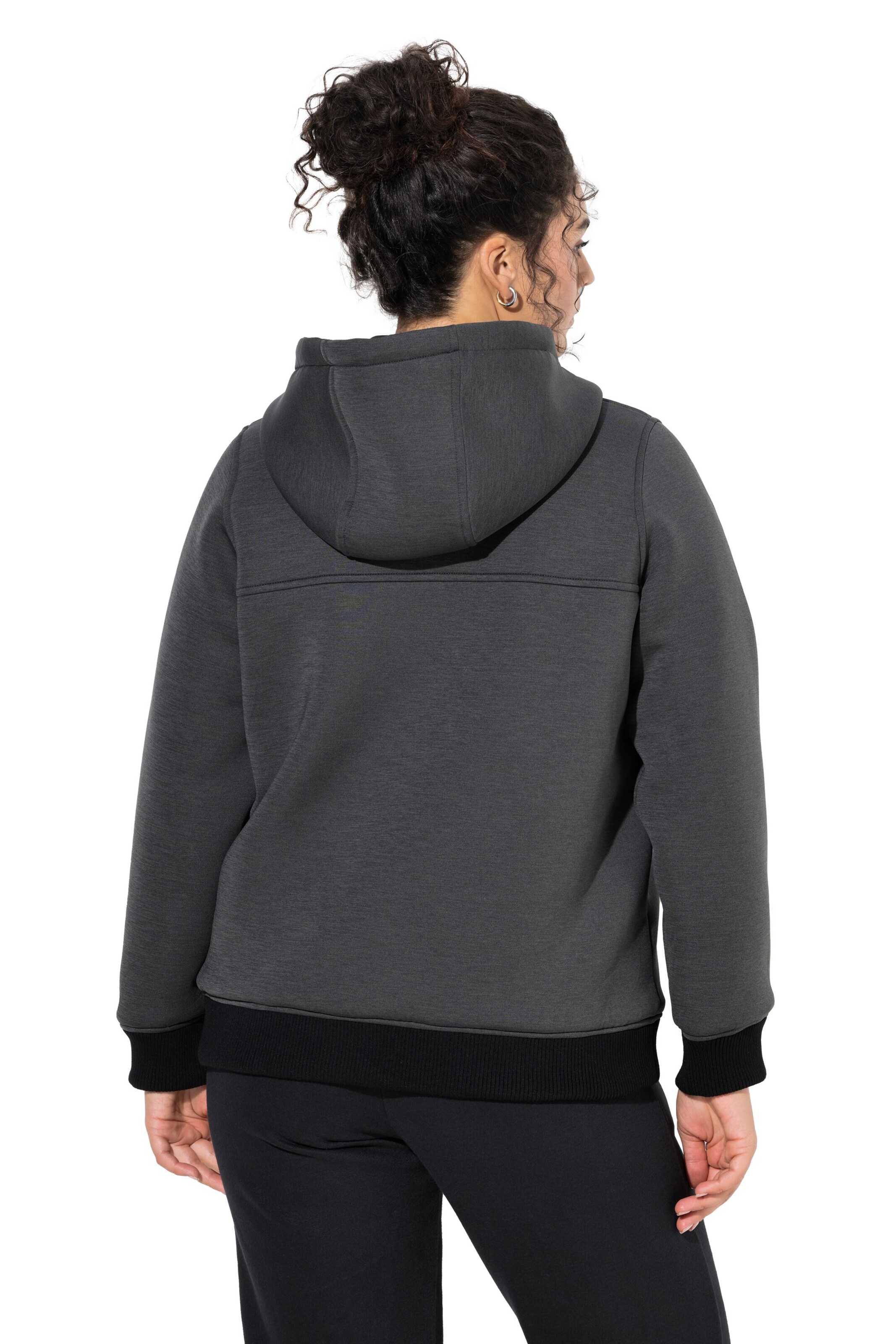 Ulla Popken Between-Season Jacket in Grey