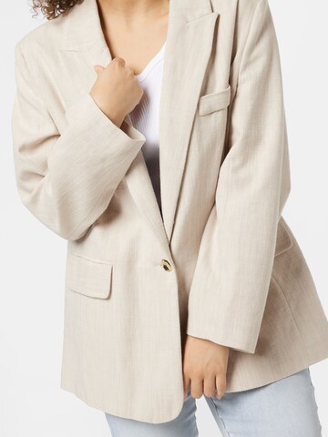 River Island Plus Blazers 'DAD' in Beige