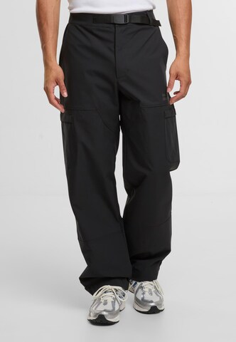 HALO Loosefit Cargobroek 'Cobra' in Zwart: voorkant