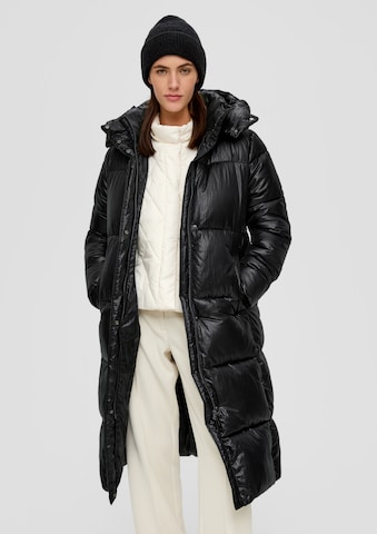 s.Oliver BLACK LABEL Winter Coat in Black: front